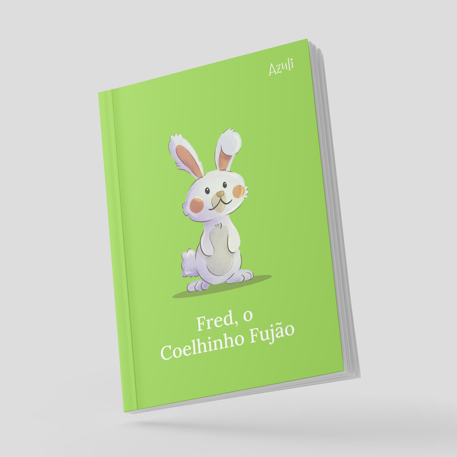 Capa do livro Fred, o Coelhinho Fujão